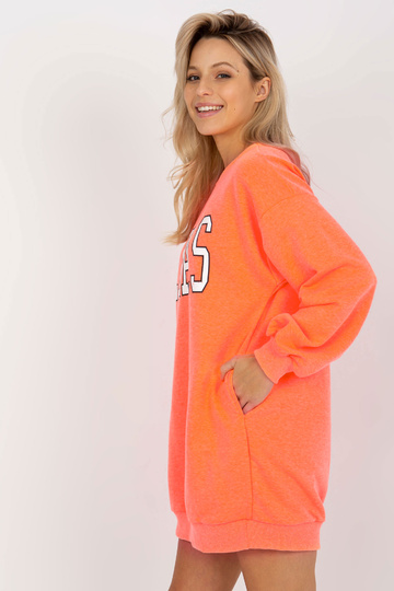 Fluo oranž oversize trükiga...