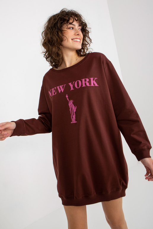 Bluza VI-BL-3212.15X D.PRUUN/ROOSA