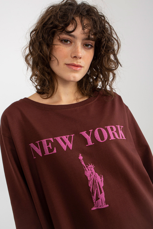 Bluza VI-BL-3212.15X D.PRUUN/ROOSA