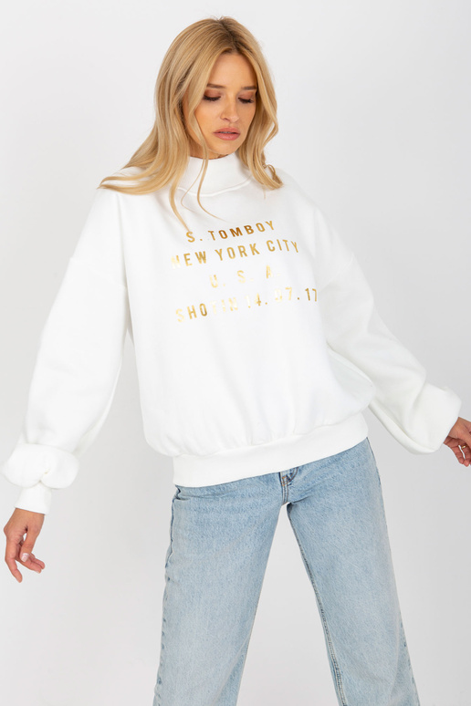 Ecru Cotton Ladies Printiga dressipluus Ecru Cotton Ladies Printiga dressipluus