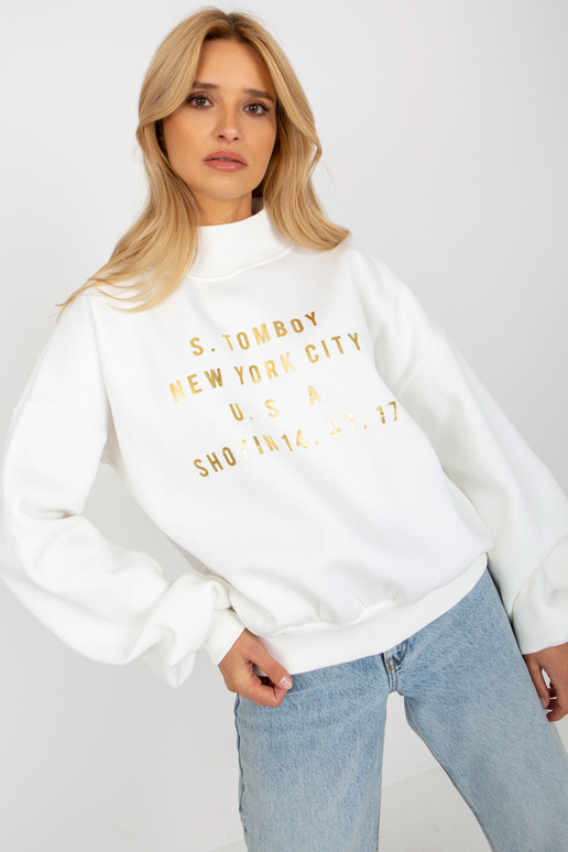 Ecru Cotton Ladies Printiga dressipluus Ecru Cotton Ladies Printiga dressipluus