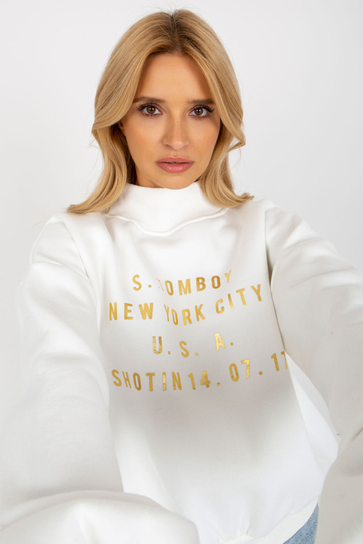 Ecru Cotton Ladies Printiga dressipluus Ecru Cotton Ladies Printiga dressipluus