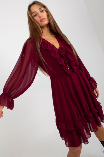 Burgundia boho kleit... 2