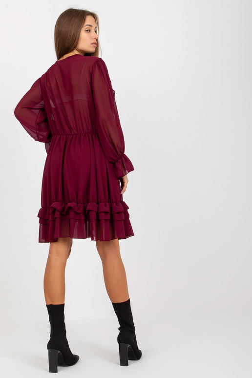 Burgundia boho kleit volangide ja... Burgundia boho kleit volangide ja...