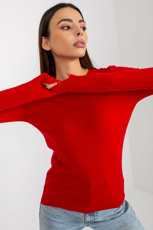 Punane tavaline ümara kaelusega...