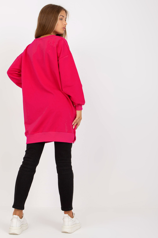 Fuksia värvi tuunika pikkade...