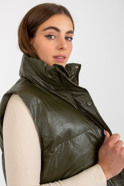 Khakivärvi udusulgedega ökonahast vest Khakivärvi udusulgedega ökonahast vest