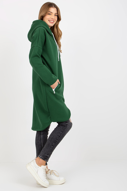 Tumeroheline pikk dressipluus...