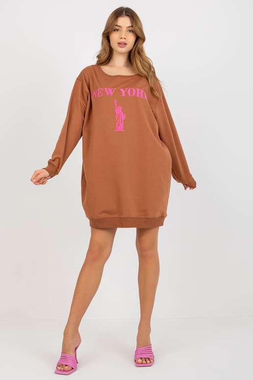 Bluza VI-BL-3212.15X L.PRUUN/ROOSA