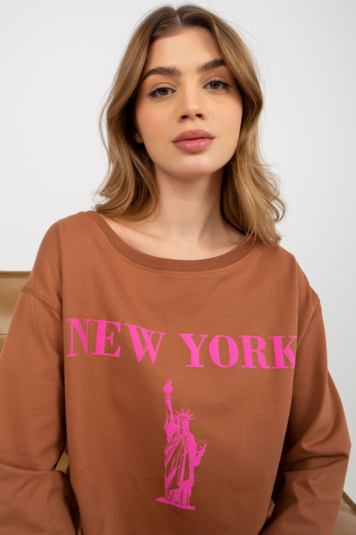 Bluza VI-BL-3212.15X L.PRUUN/ROOSA