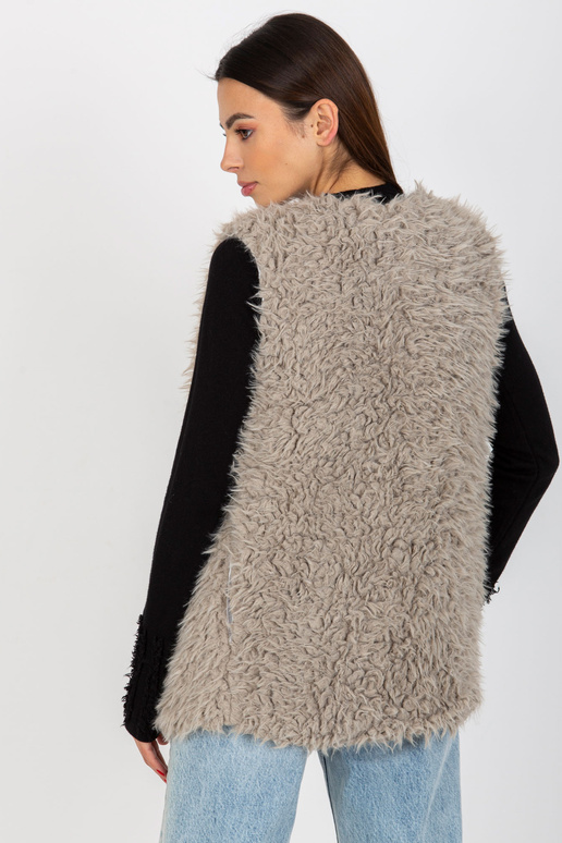 Hallie helehall karusnahast vest Hallie helehall karusnahast vest