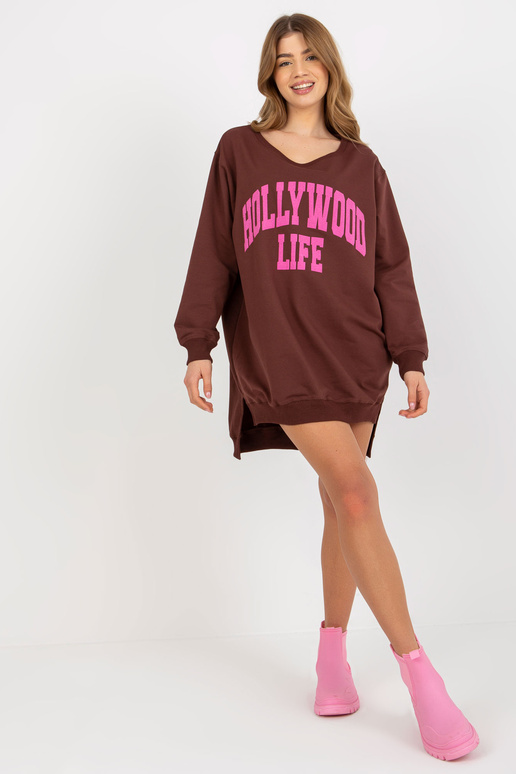 Bluza VI-BL-3102.01P D.PRUUN/ROOSA