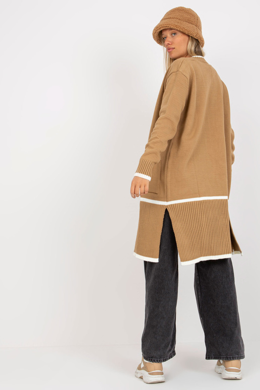 Tumebeež naiste taskutega kardigan...