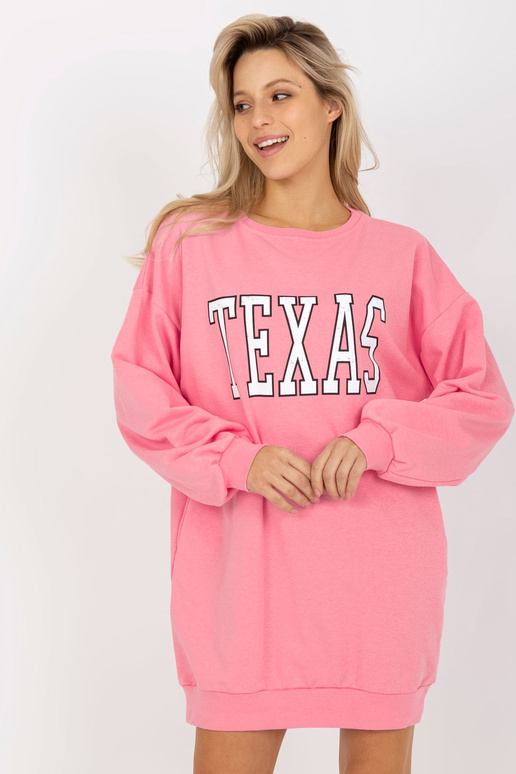 Roosa pikk avar dressipluus trükise...