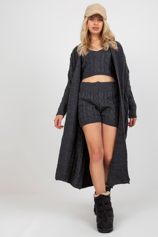 Tumehall kolmeosaline ülaosaga kootud...