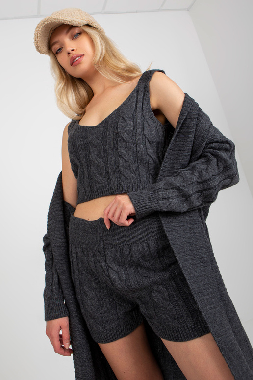 Tumehall kolmeosaline ülaosaga kootud...