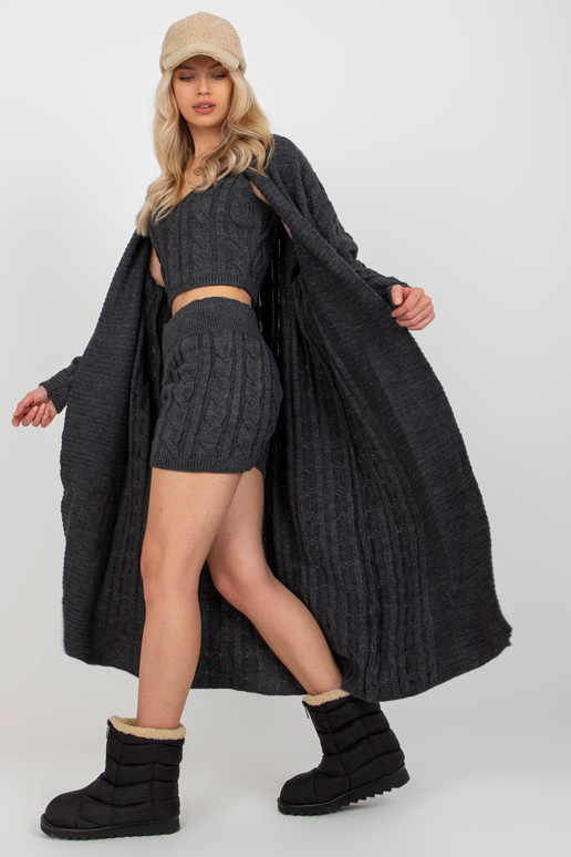 Tumehall kolmeosaline ülaosaga kootud...