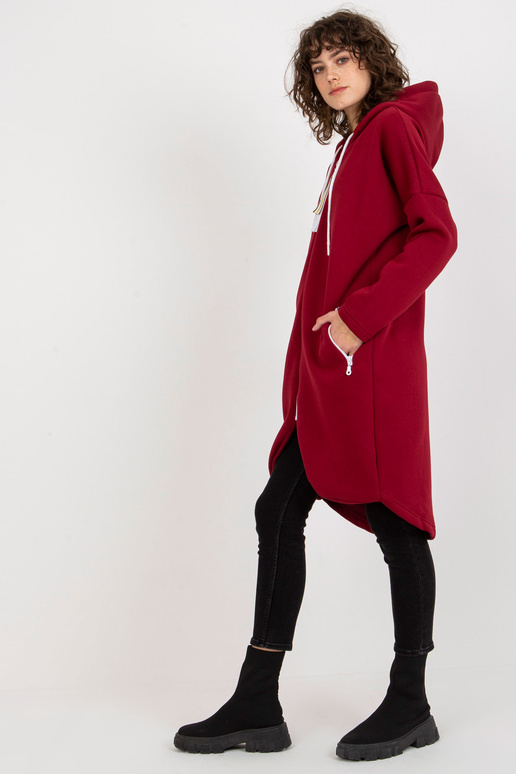 Burgundia pikk dressipluus...