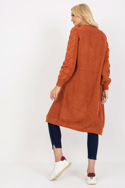 Tumeoranž pikk oversize kardigan RUE...