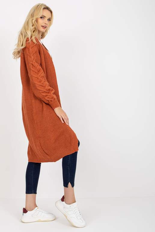 Tumeoranž pikk oversize kardigan RUE...