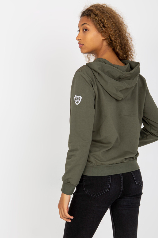 Khaki tepitud taskutega bomber...