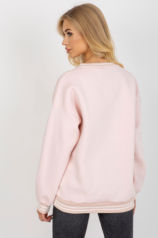 Heleroosa polsterdatud kapuutsita...