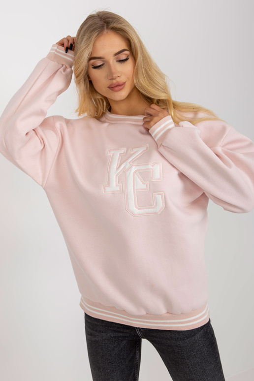 Heleroosa polsterdatud kapuutsita...