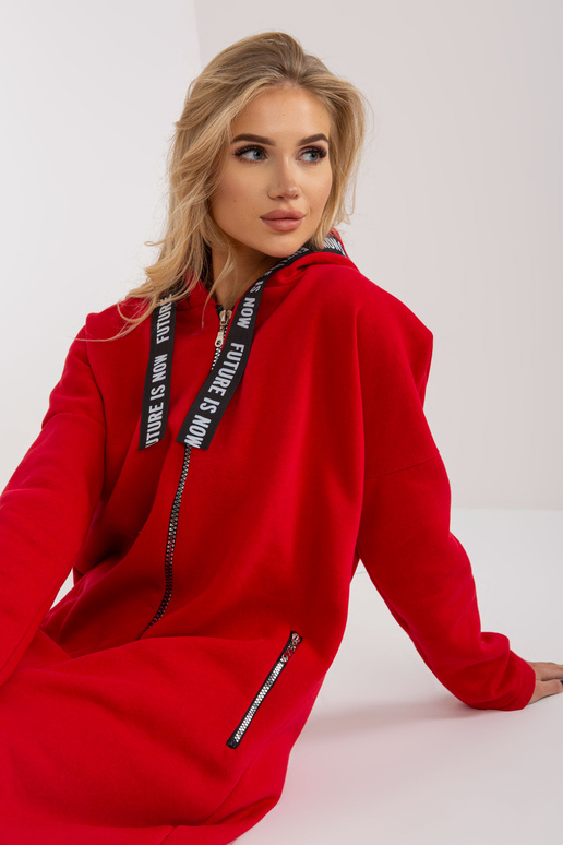 Punane pikk pusa kapuutsiga