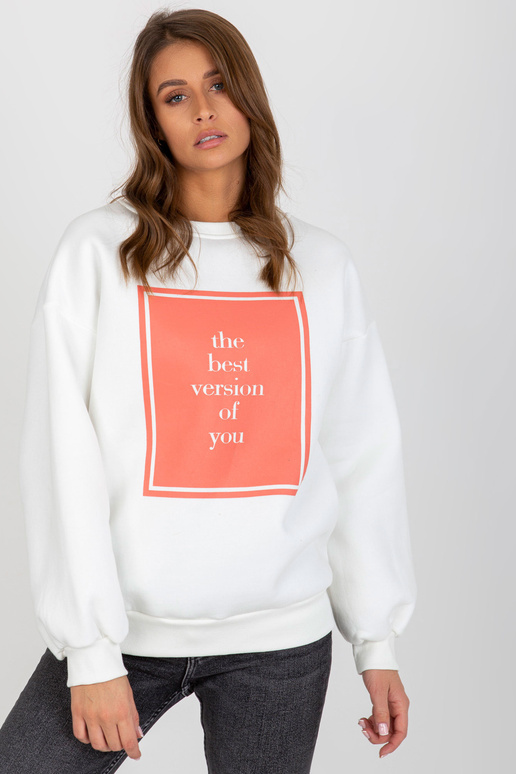 Ecru polsterdatud oversize trükiga...