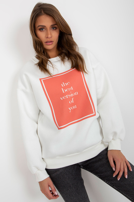 Ecru polsterdatud oversize trükiga...