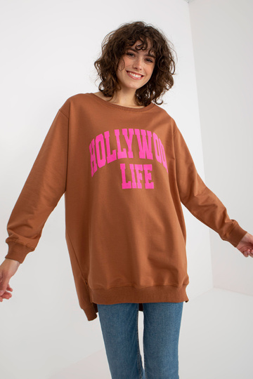 Bluza VI-BL-3102.01P L.PRUUN/ROOSA