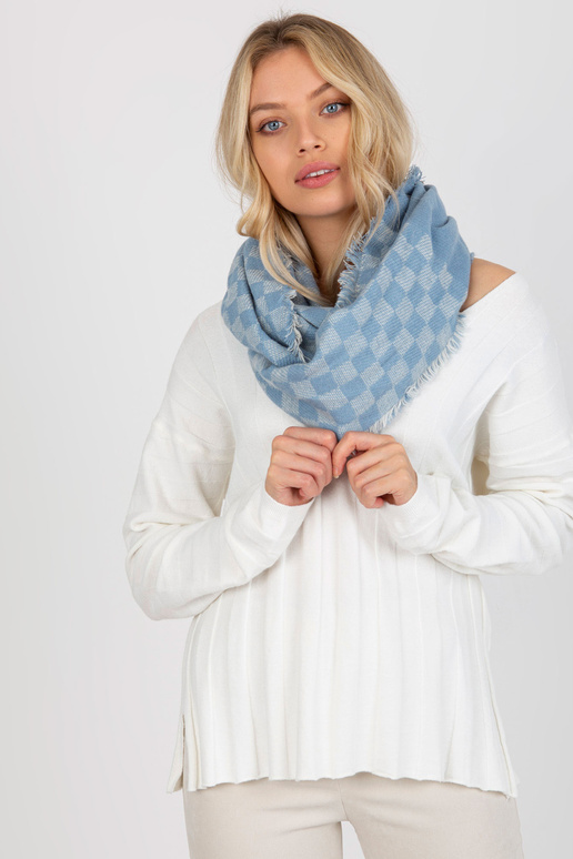 Sinivalge naiste villane talvesall