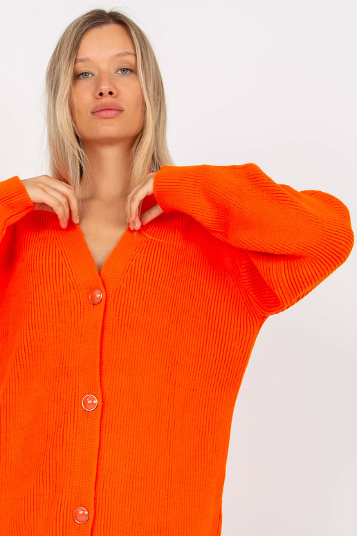 Oranž pikk nööpidega kardigan RUE PARIS