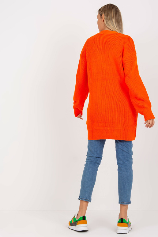 Oranž pikk nööpidega kardigan RUE PARIS