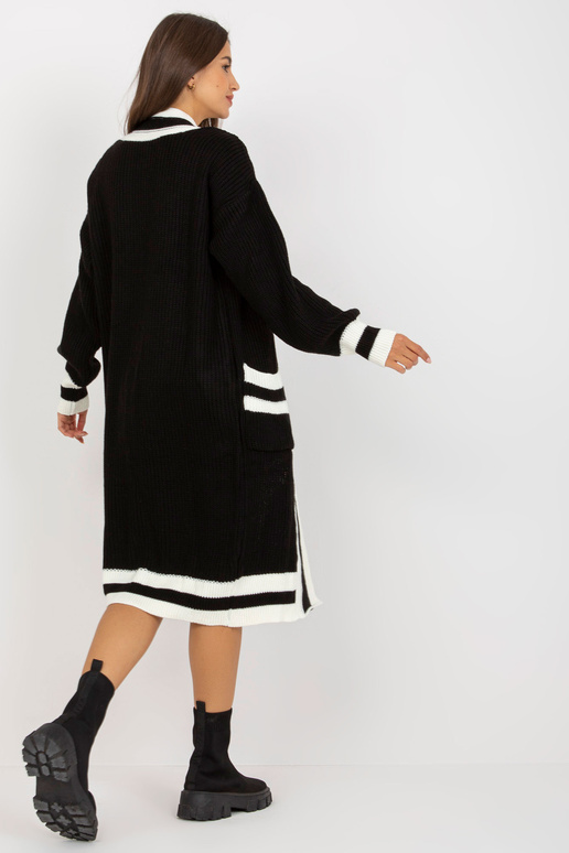 Must ülisuur pikk kardigan RUE PARIS