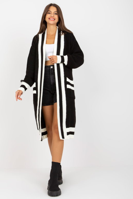 Must ülisuur pikk kardigan RUE PARIS