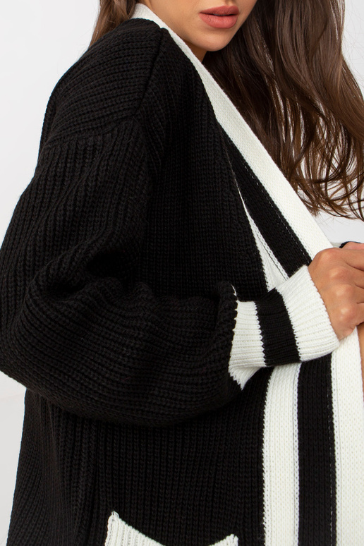 Must ülisuur pikk kardigan RUE PARIS