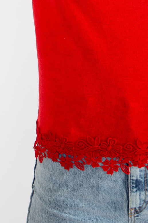 Punane vabaaja pluus ažuurse...