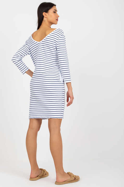 Valge ja tumesinine naiste triibuline... Valge ja tumesinine naiste triibuline...