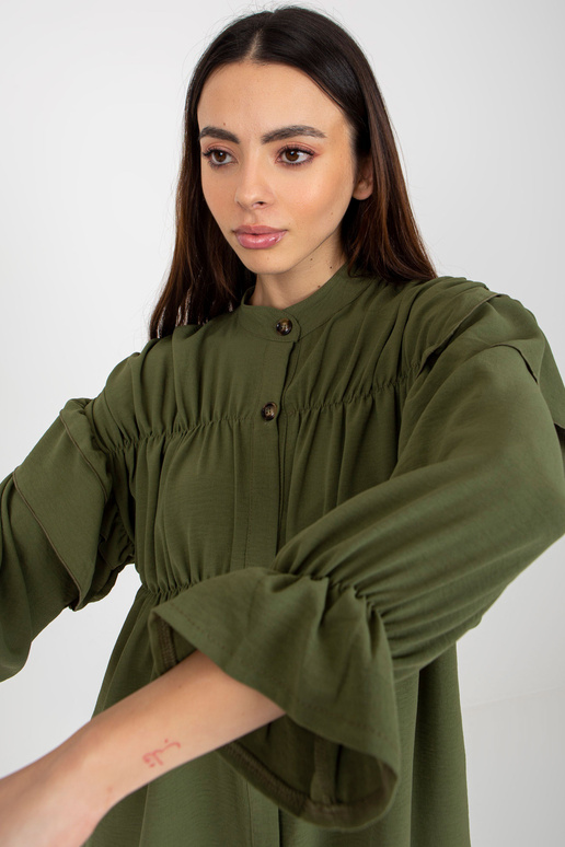 Khakivärvi boho särk volangide ja volangidega OCH BELLA