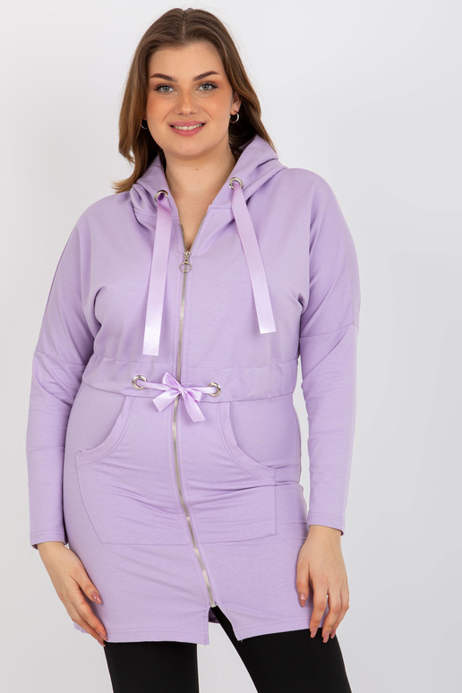 Lilla pika tõmblukuga plusssuuruses...