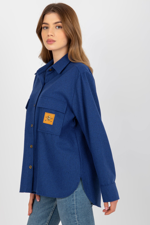 Tumesinine naiste villane ülerõivaste...