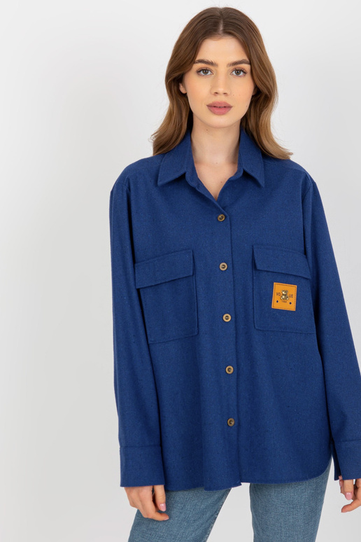 Tumesinine naiste villane ülerõivaste...