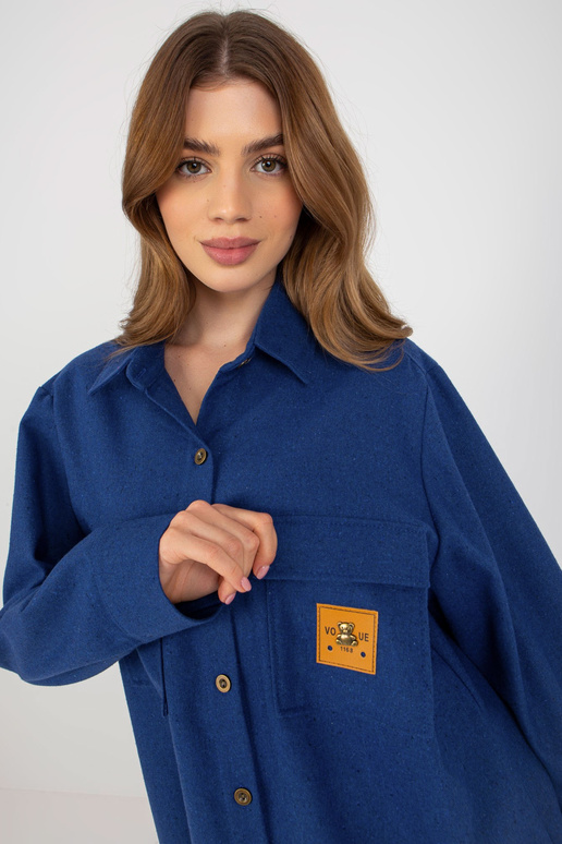 Tumesinine naiste villane ülerõivaste...