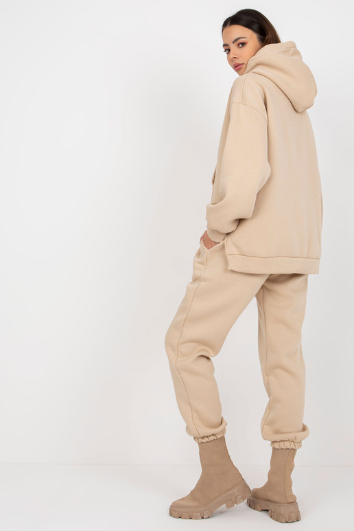 Beež kaheosaline kapuutsiga...