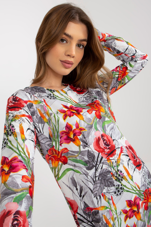 Valge ja hall avara lilleline... Valge ja hall avara lilleline...