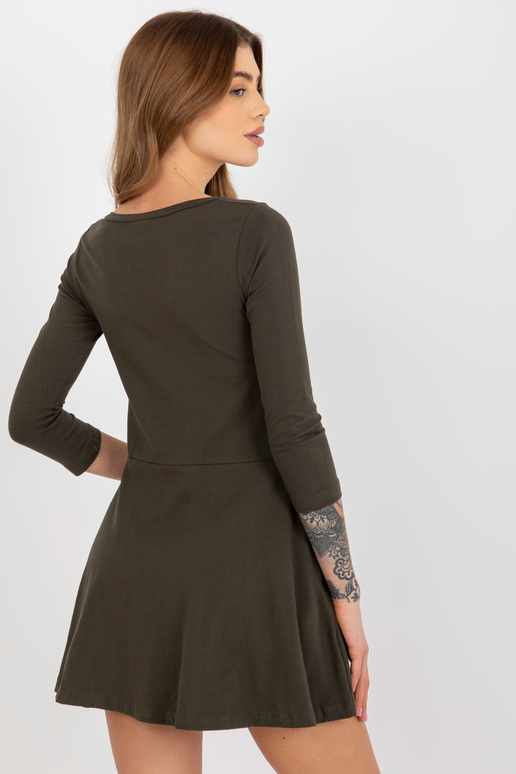 Sukienka-EM-SK-HW/20-309.11P-khaki Sukienka-EM-SK-HW/20-309.11P-khaki