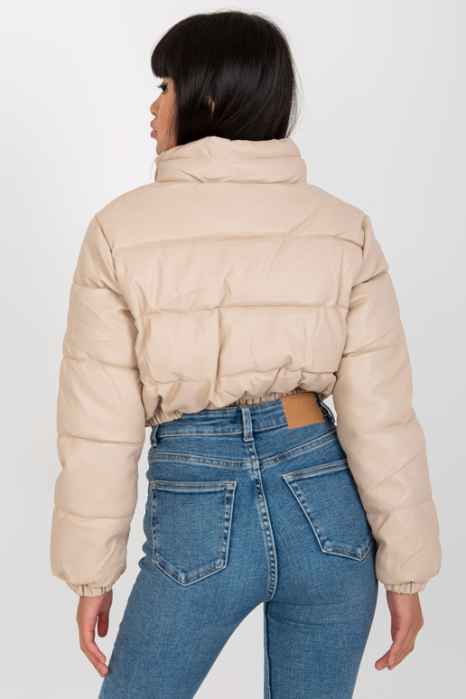 Helebeež lühike teppimisega talvejope