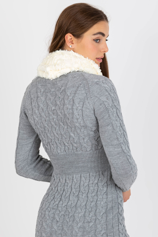 Ecru naiste kunstkarusnahast korsten