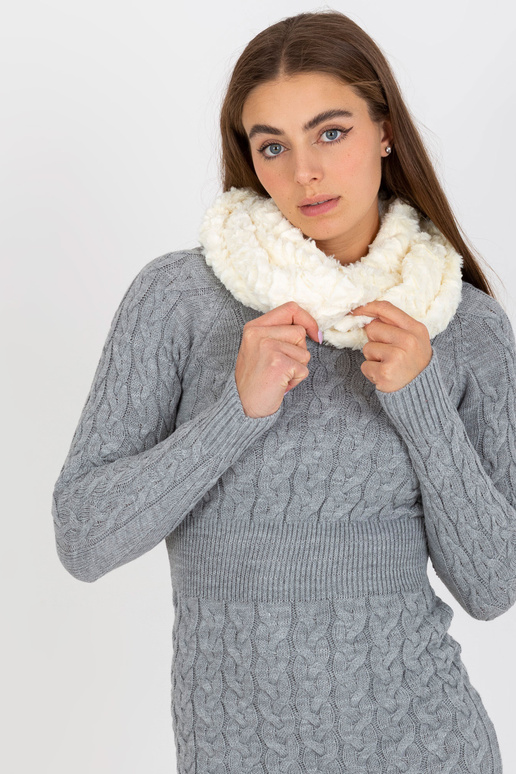 Ecru naiste kunstkarusnahast korsten